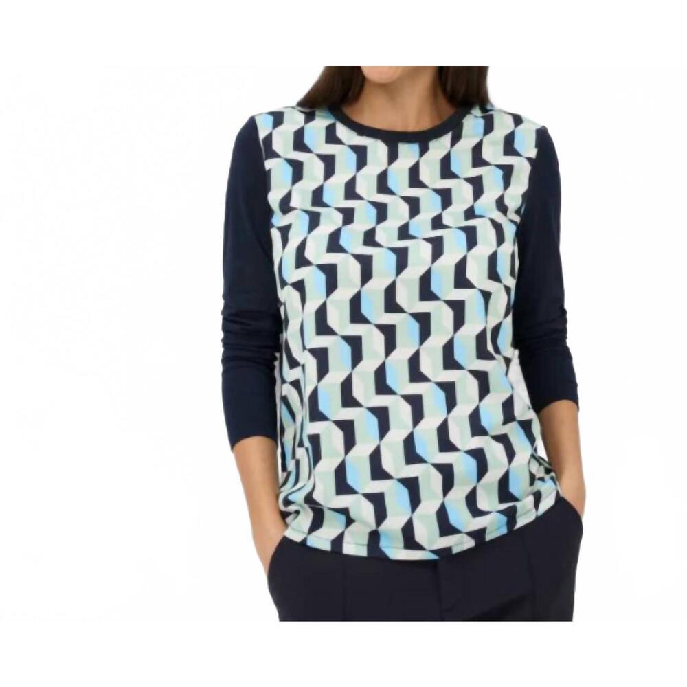 NEW BRAX clara top in navy